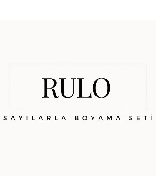 Rulo Sayılarla Boyama Seti