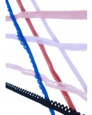 Çamaşır Lastiği Dantelli 1 cm 75 Metre 1 Top Su Yeşili
