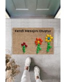 Dijital Baskı Kişiye Özel İç Kapı Dekorasyon Paspas PS11232