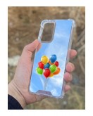 Samsung Galaxy A33 Uyumlu Aynalı Balon Desenli Darbe Kamera Korumalı Silikon Telefon Kılıfı