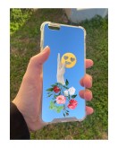 İphone 6S Plus Uyumlu Aynalı Emoji Desenli Darbe Kamera Korumalı Silikon Telefon Kılıfı