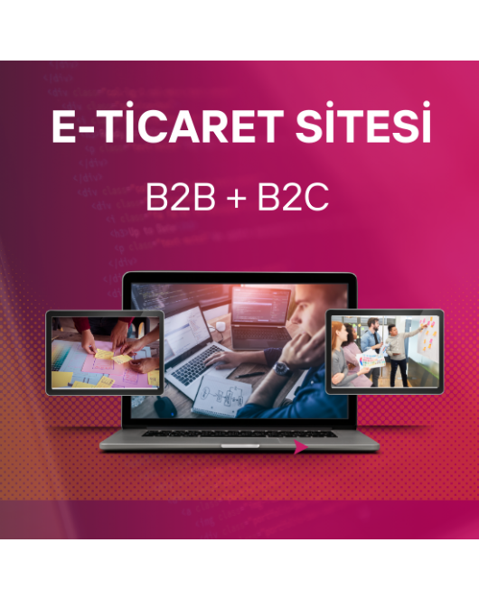 E-Ticaret Sitesi Profesyonel B2B+B2C