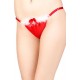 Leyna Kırmızı Yılbaşı Özel Fantazi G-String TM1043