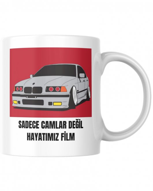 Bmw E36 Tasarım Seramik 350 Ml Kupa Bardak