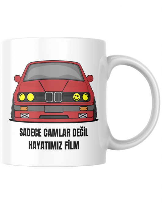 Bmw E30 Tasarım Seramik 350 Ml Kupa Bardak