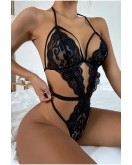 Şık Siyah Dantelli Babydoll Gecelik TM1297