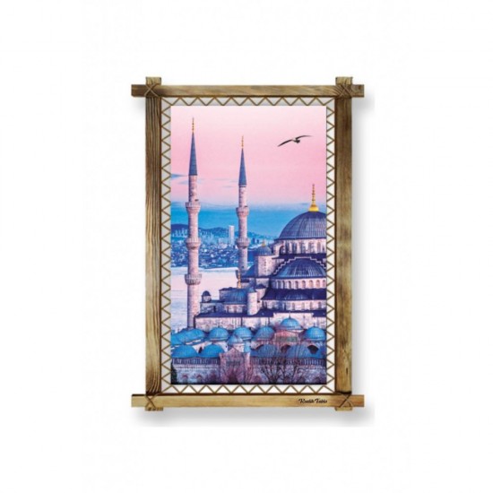 Kanvas İstanbul Camii Düz Işıksız Tablo