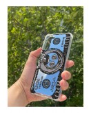 Samsung S21 Plus Uyumlu Aynalı Rick morty Dolar Desenli Darbe Kamera Korumalı Silikon Telefon Kılıfı