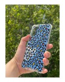 Samsung S21 Plus Uyumlu Aynalı Leopar Desenli Darbe Kamera Korumalı Silikon Telefon Kılıfı