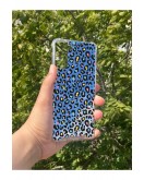 Samsung S21 Plus Uyumlu Aynalı Leopar Desenli Darbe Kamera Korumalı Silikon Telefon Kılıfı