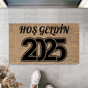 Kapı Önü Paspası Yeni Yıl 2025 Özel Tasarım Model 31
