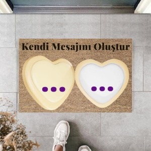 Dijital Baskı Kişiye Özel İç Kapı Dekorasyon Paspas  PS11217