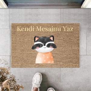 Dijital Baskı Kişiye Özel İç Kapı Dekorasyon Paspas  PS11196