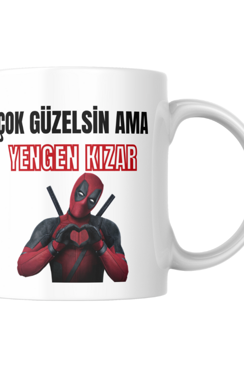 Çok Güzelsin Ama Yengen Kızar Tasarım Seramik 350 Ml Kupa Bardak