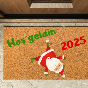 Kapı Önü Paspası Yeni Yıl 2025 Özel Tasarım Koko Model 157