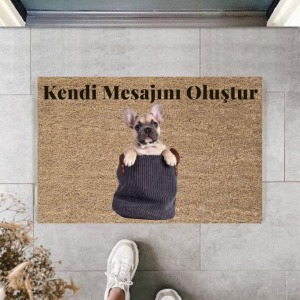 Dijital Baskı Kişiye Özel İç Kapı Dekorasyon Paspas  PS11216