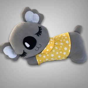 Sevimli Koala Karakter Figür Peluş Oyuncak Gri 50 cm Oyun ve Uyku Arkadaşı