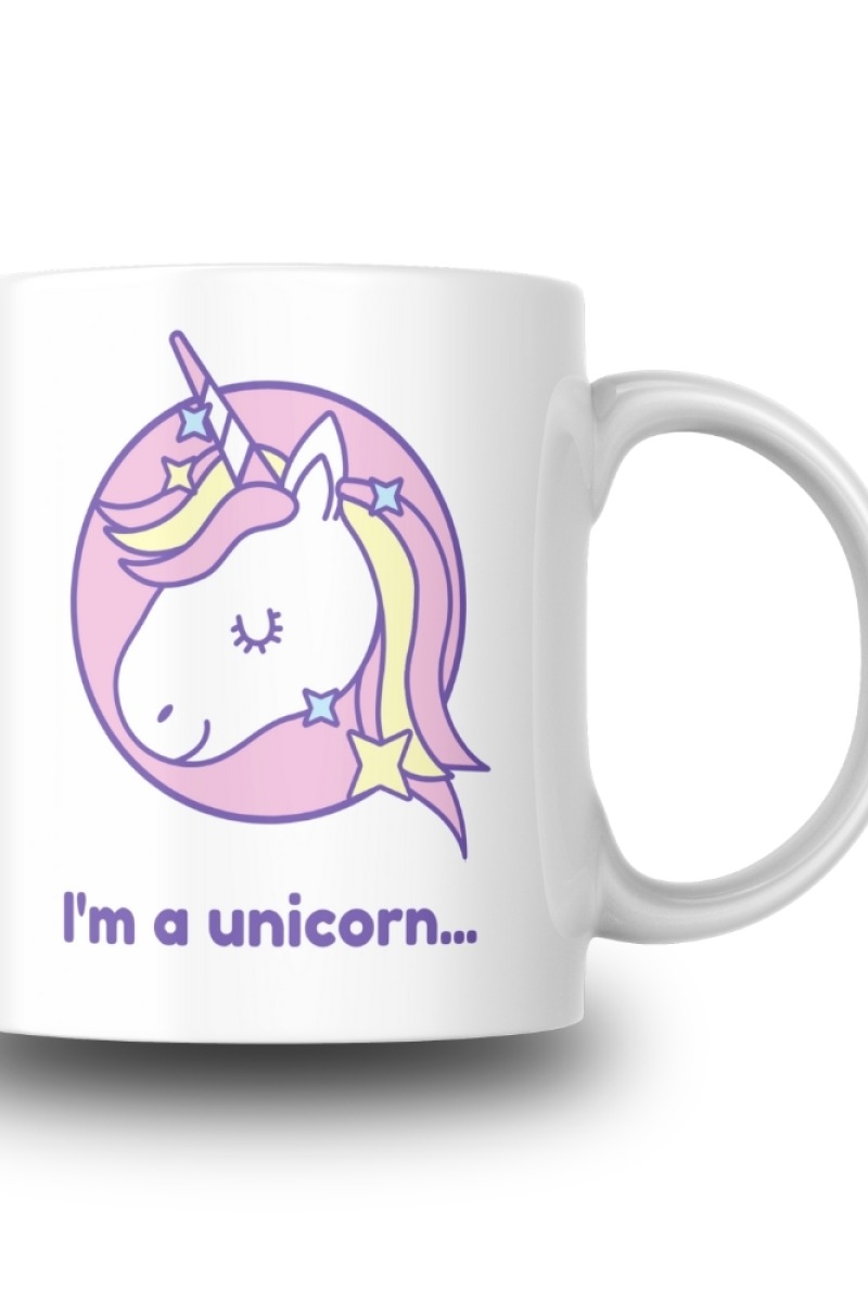 Ben Unicorn'um Tasarım Seramik 350 Ml Kupa Bardak