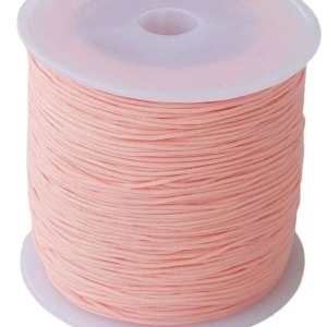 Paraşüt İpi, Bileklik-Kolye örgü ipi 1 mm 50 metre Somon