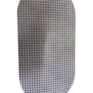 Çanta Kanvası Oval 30x15 cm Beyaz