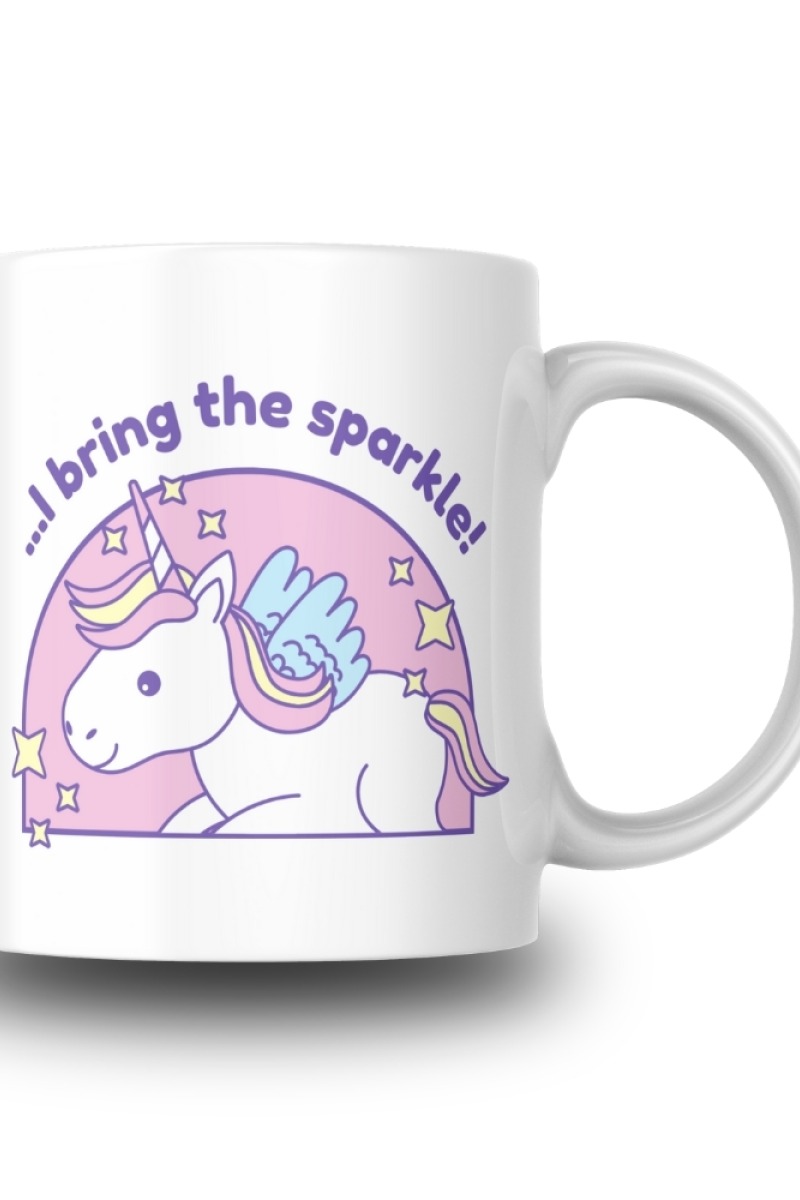 Unicorn Tasarımlı Seramik 350 Ml Kupa Bardak