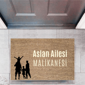 Kapı Önü Paspası Dekoratif Dijital Baskı Kişiye Özel P-2466