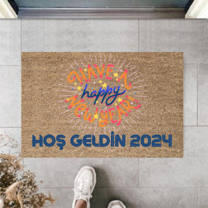 Kapı Önü Paspası Yeni Yıl Konsepti Dijital Baskı PY-175111127