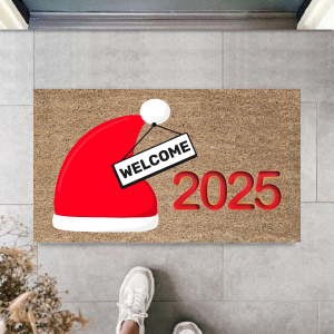 Kapı Önü Paspası Yeni Yıl 2025 Özel Tasarım Model 54