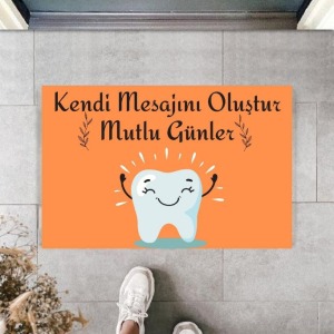 Dijital Baskı Kişiye Özel İç Kapı Dekorasyon Paspas  PS11289