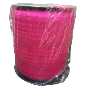 Çamaşır Lastiği Düz 1 cm  75 Metre 1 Top Fuşya