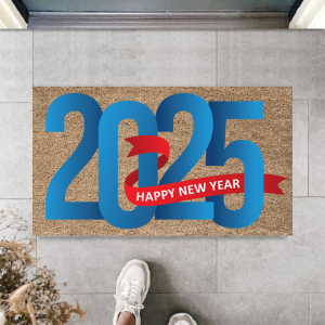 Kapı Önü Paspası Yeni Yıl 2025 Özel Tasarım Model 122