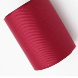 Grogren Kurdele 3 cm 10 Metre  Bordo