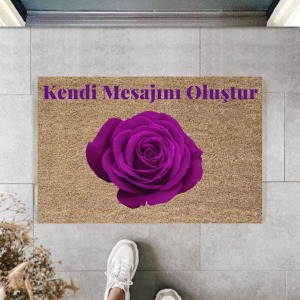 Dijital Baskı Kişiye Özel İç Kapı Dekorasyon Paspas  PS11228