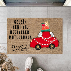 Kapı Önü Paspası Yeni Yıl Konsepti Dijital Baskı PY-175111135