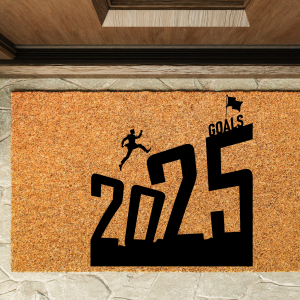 Kapı Önü Paspası Yeni Yıl 2025 Özel Tasarım Koko Model 214
