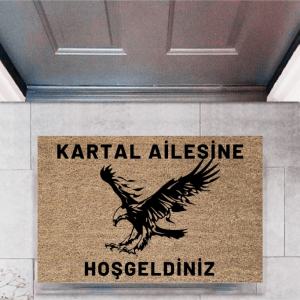 Kapı Önü Paspası Dekoratif Dijital Baskı Kişiye Özel P-2444