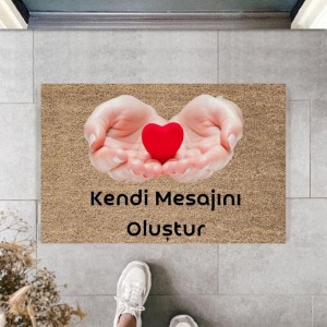 Dijital Baskı Kişiye Özel İç Kapı Dekorasyon Paspas  PS11245