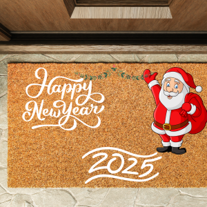 Kapı Önü Paspası Yeni Yıl 2025 Özel Tasarım Koko Model 127