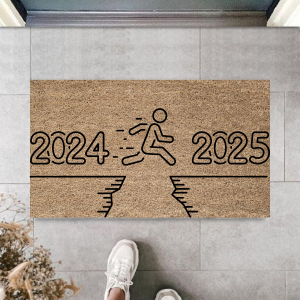 Kapı Önü Paspası Yeni Yıl 2025 Özel Tasarım Model 87