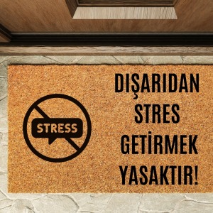 Kapı Önü Paspası Özel Tasarım Koko Model Stress PK-1587