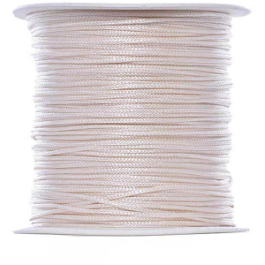 Paraşüt İpi, Bileklik-Kolye örgü ipi 1 mm 50 metre Ekru