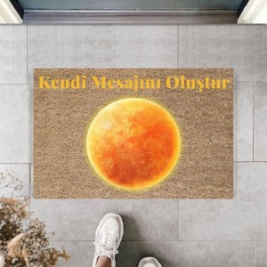 Dijital Baskı Kişiye Özel İç Kapı Dekorasyon Paspas  PS11220