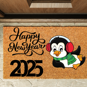 Kapı Önü Paspası Yeni Yıl 2025 Özel Tasarım Koko Model 118