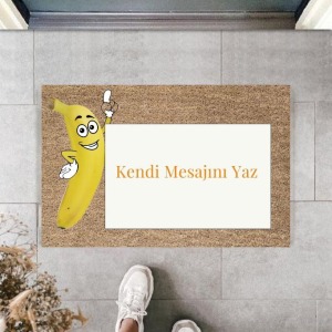Dijital Baskı Kişiye Özel İç Kapı Dekorasyon Paspas  PS11201