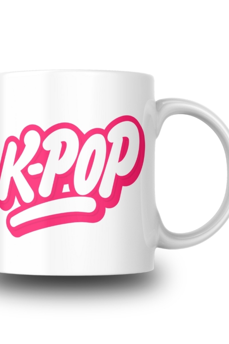 K-pop Tasarım Seramik 350 Ml Kupa Bardak