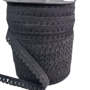 Çamaşır Askısı Şerit en 1 cm Siyah 5 Metre