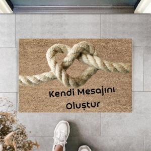 Dijital Baskı Kişiye Özel İç Kapı Dekorasyon Paspas  PS11250