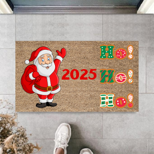 Kapı Önü Paspası Yeni Yıl 2025 Özel Tasarım Model 64