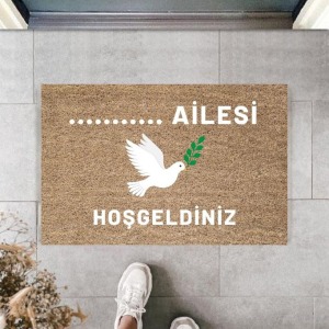 Dijital Baskı Kişiye Özel İç Kapı Dekorasyon Paspas  PS11281