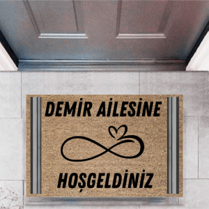 Kapı Önü Paspası Dekoratif Dijital Baskı Kişiye Özel P-2501